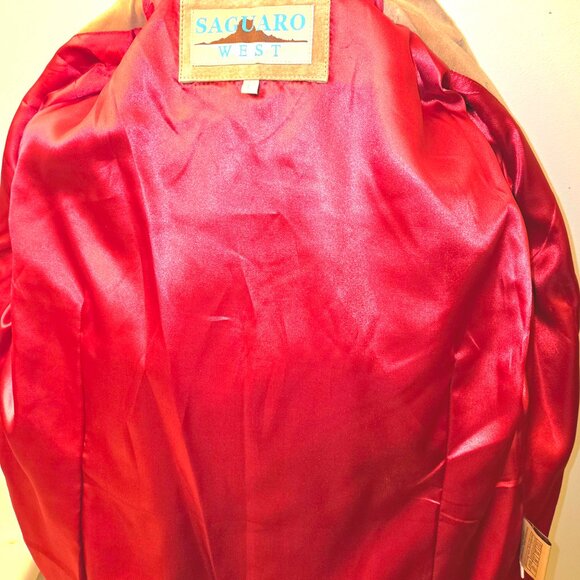 Ladies Western look Leather Saguaro West Jacket - Picture 6 of 16